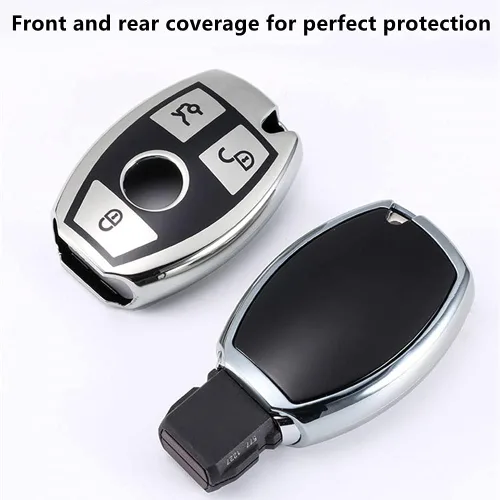 Miniatura 4 de Hermosa funda suave de TPU para llaves inteligentes de coche, adecuada para Mercedes benz CLS CLA CLK G GL R SLK AMG A B C CL S SL M ML Class Auto