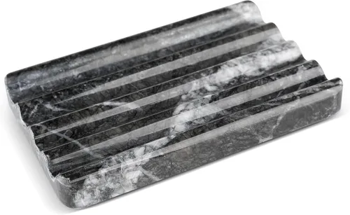 Miniatura 15 de Jabonera de mármol para ducha, soporte de jabón de barra con diseño de ondas de agua, fácil limpieza para fregadero de cocina, baño, bandeja de Agiax