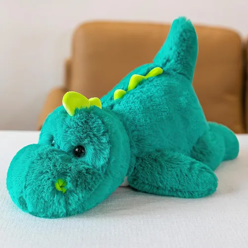 Miniatura 8 de Peluche de dragón negro, 20.5 pulgadas 2.2 libras, peluche gigante súper suave, almohada corporal, regalos de cumpleaños para bebés y niñas