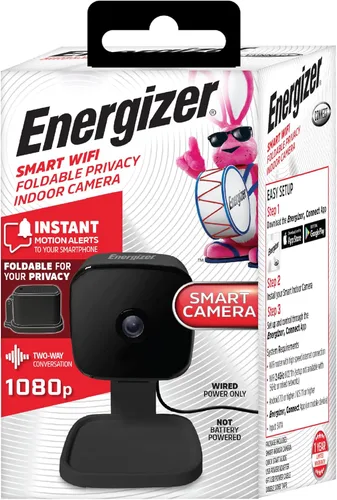 Miniatura 7 de Energizer Cámara de seguridad inteligente 2K QHD, cámara Wi-Fi de 2.4 GHz con cable, audio de 2 vías, visión nocturna, detección de movimiento