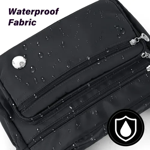 Miniatura 6 de Bolsos cruzados para mujeres, espaciosos con múltiples bolsillos, bolso de hombro para damas, cartera cruzada de moda tipo tote con asa superior