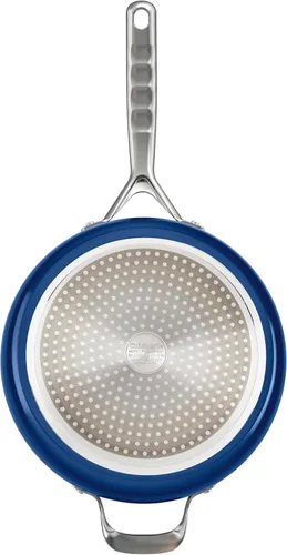 Miniatura 4 de Cuisinart Culinary Collection Juego de ollas y sartenes de 12 piezas, antiadherente PURELYCERAMIC, Zafiro