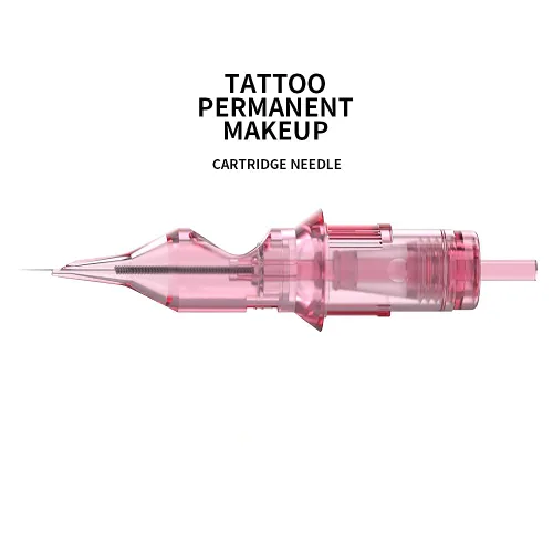 Miniatura 4 de Charme Princesse Cartucho de aguja 1RL con membrana de seguridad, agujas de tatuaje profesionales para cejas, delineador de ojos, labio, 1RL