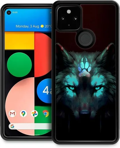 Miniatura 41 de CARLOCA Funda compatible con iPhone 13 Pro, diseño gráfico de identidad negra espiritual lobo, a prueba de golpes, antiarañazos, para iPhone 13 Pro