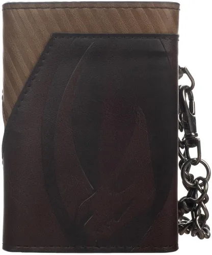Miniatura 3 de Bioworld The Mandalorian - Cartera de cadena con escudo de metal, Multi colorido, Personalizado