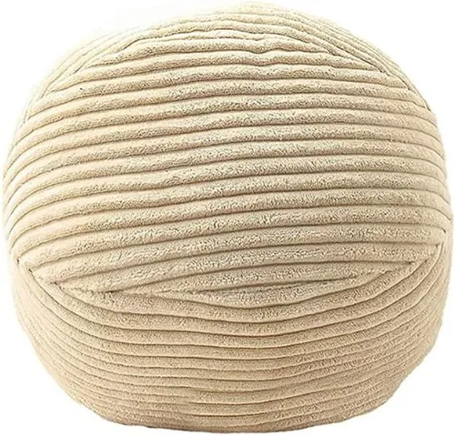 Miniatura 8 de Almohada esférica de felpa para dormitorio, sala de estar, sofá, cojín redondo de cintura, cojín de flor, ventana escandinava, decoración de tatami