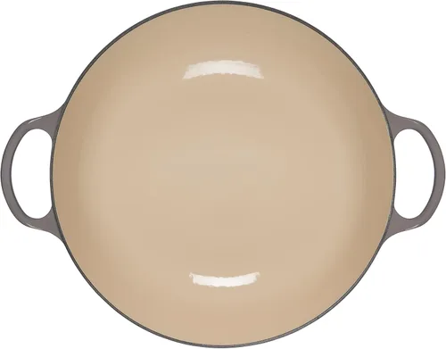 Miniatura 4 de Le Creuset Signature - Horno de chef de hierro fundido, 7.5 cuartos de galón, Oyster Ostra