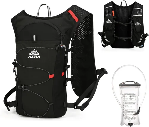 Miniatura 22 de TRIWONDER Mochila de hidratación para correr, chaleco de agua ligero para hombres y mujeres, paquete de agua de hidratación para ciclismo, correr