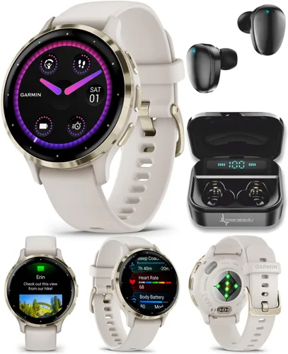 Miniatura 18 de Reloj inteligente Garmin Venu 3 GPS con pantalla AMOLED de 45 mm, características avanzadas de salud y fitness, hasta 14 días de batería, modo