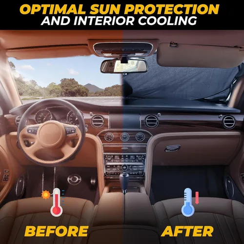 Miniatura 2 de Autovir Parasol para parabrisas para Tesla Model 3 2017-2024, 2025 2026, 2026, Tesla Model 3 2020-2024 2025 2026, parasol plegable, protección