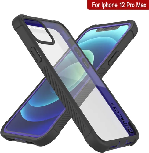 Miniatura 6 de PunkCase Funda [Serie Spartan] Funda transparente resistente con protector de pantalla integrado, protección de cuerpo completo ultra delgada 360