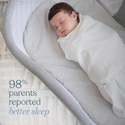 Miniatura 3 de HALO SleepSack saco de dormir envolvente de 100 % algodón para recién nacido Confetti