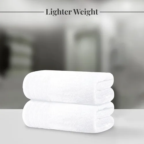 Miniatura 3 de Tens Towels Paquete de 2 toallas de baño extragrandes de 35 x 70 pulgadas, 100% algodón, más grandes y ligeras, más rápidas de secar, súper suaves