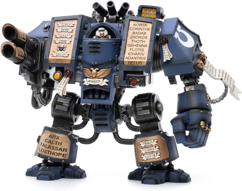 Miniatura 8 de Joytoy Warhammer 40K 1/18 Figuras de acción Joy Toy Mecha Black Templars Redemptor Dreadnought