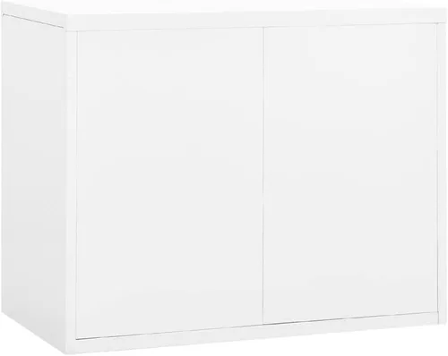 Miniatura 7 de Archivador de metal de 2 cajones, archivador de acero para oficina con cerradura para el hogar y la oficina, 35.4 x 18.1 x 28.5 pulgadas (blanco)