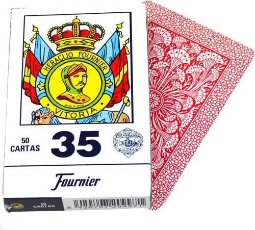 Baraja de 50 cartas españolas Fournier Cara Catalana #35 Estuche de Tuck - Baraja Española Catalana