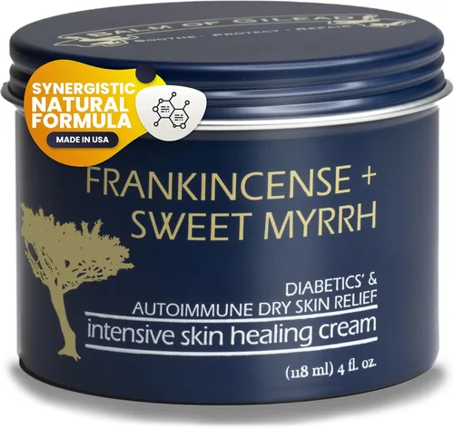 Crema de Sanación para Pies BALM OF GILEAD – Hidratante de Incienso y Mirra Dulce para Piel Sensible - Terapia Relajante para Pies y Sanación de