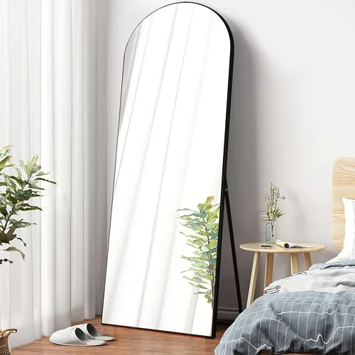 Miniatura 20 de KIAYACI - Espejo para pared de cuerpo completo, espejo para dormitorio o vestidor, se puede colocar de pie, colgado o apoyado contra la pared