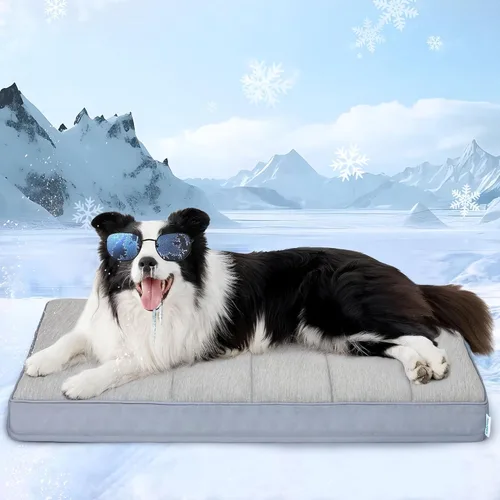 Miniatura 52 de Tapete para jaula para perros de tamaño XL, cama de espuma viscoelástica de 41 x 27 pulgadas, lavable y antideslizante, tapete ultrasuave para Oscuro