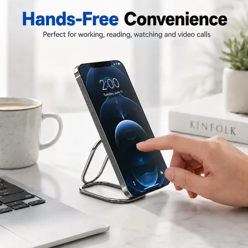 Miniatura 6 de VAWcornic Soporte para anillo de teléfono, soporte de dedo giratorio de doble dirección de 540° para iPhone, Samsung, Huawei Smartphone, Tablet