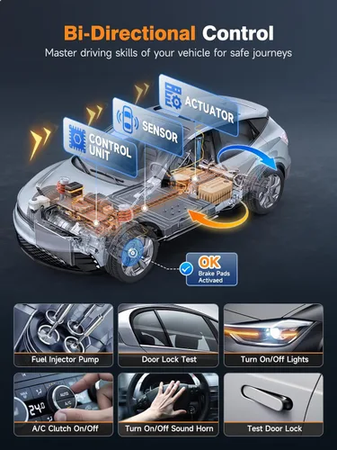 Miniatura 3 de FOXWELL NT510 Elite Herramienta de Escaneo Bidireccional Apta para Mercedes-Benz Sprinter Smart Maybach, Herramienta de Escaneo de Diagnóstico