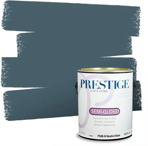 Miniatura 179 de PRESTIGE Pintura interior e imprimación en uno, azul cielo, semi-brillante, 1 galón