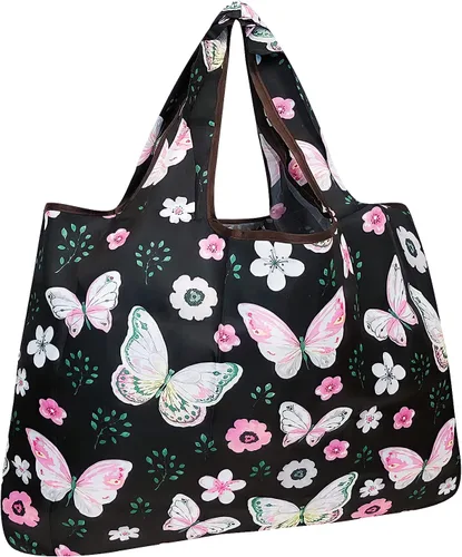 Miniatura 8 de allydrew - Bolsas grandes plegables de nailon reutilizables para comestibles, Conchas marinas Seashells