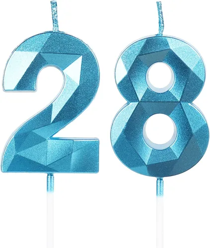 Miniatura 120 de Velas de cumpleaños número 15, velas número 15, velas de feliz cumpleaños de oro rosa para pastel, decoraciones de cobertura de pastel de diseño 3D