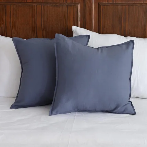 Miniatura 30 de Simple&Opulence - Fundas de almohada lumbar de lino 12x20 pulgadas, juego de 2, mezcla de lino y algodón, rectangulares, decorativas, para sofá
