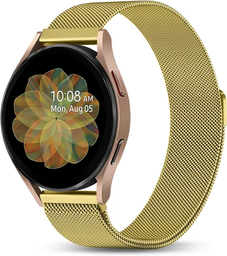 Miniatura 18 de JKD Banda Magnética de Metal Compatible con Samsung Galaxy Watch 7 Banda, Galaxy Watch 6 5 4 FE 40mm 44mm/5 Pro 45mm/Watch 6 4 Classic/Active 2
