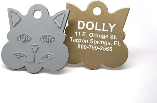 Miniatura 7 de Providence grabado Aluminio Pet ID Etiquetas para gato y perro