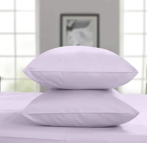 Miniatura 24 de Threadmill Home Linen Bedding - Juego de sábanas de 300 hilos, 100 % algodón, juego de cama de lujo, 4 piezas, tejido de satén suave, color blanco