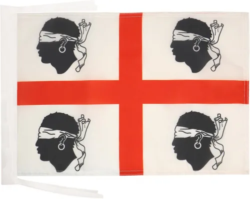 Miniatura 1051 de Bandera de México AZ FLAG, 45.7 x 30.5 cm, con cordones - Pequeñas banderas mexicanas de 30 x 45 cm - Bandera de 45.7 x 30.5 cm