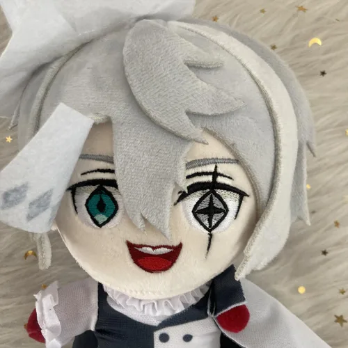 Miniatura 3 de LUNK 2pcs BSD Plush Sigma Soft Figura Nikolai Vasilievich Gogol Anovskii Anime almohada 7.9 in personaje de dibujos animados almohada almohada 2