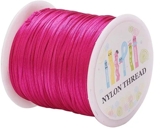 Miniatura 22 de Elecrelive - Cuerda de nailon de 200 yardas para pulseras, 200 yardas, cuerda de nailon para pulseras, 20 colores para collar, pulsera, joyería