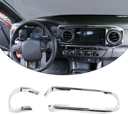 Miniatura 16 de Adhesivos para tablero, consola central para automóvil, de plástico ABS, para apariencia de interior, para Toyota Tacoma 2016 2017 2018 2019 2020