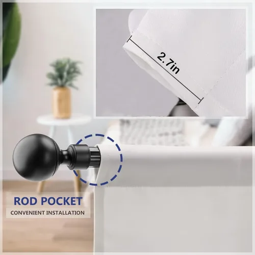 Miniatura 4 de Cortinas rústicas de cocina con puerta de granero de 27.5 pulgadas de ancho x 39 pulgadas de largo, cortinas de tratamiento de ventanas pequeñas