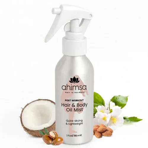 Miniatura 8 de Ahimsa Gentle Daily Shampoo sin parabenos sulfatos, champú orgánico para cabello seco dañado, rizado y tratado con color, aminoácidos de manzana
