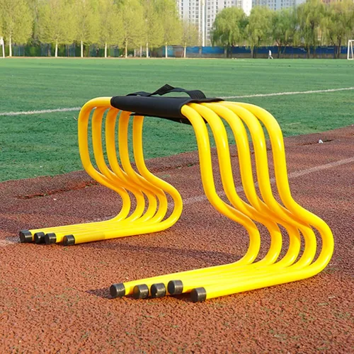 Miniatura 12 de YXXSDP Entrenamiento de velocidad de agilidad obstáculos para atletas, equipo de práctica deportiva portátil multicolor para entrenamiento