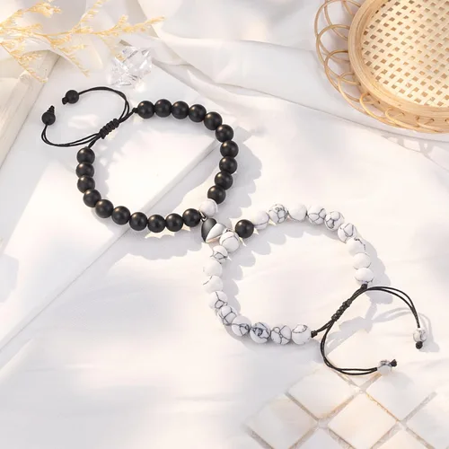 Miniatura 3 de PINKDODO I Love You Bracelet Gifts Couples Bracelets Valentines' Day Christmas Anniversary Birthday Gifts for Boyfriend Girlfriend Women Men