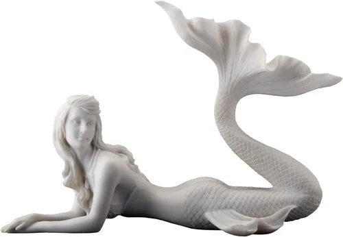 Miniatura 7 de Veronese Design 7 5/8" de altura de sirena acostada estatua náutica escultura estatua estatua Bronce