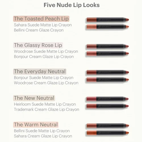 Miniatura 9 de Glo Skin Beauty Lápiz labial mate de gamuza (Bonjour), fórmula de larga duración que se mantiene todo el día, con manteca de karité acondicionador +