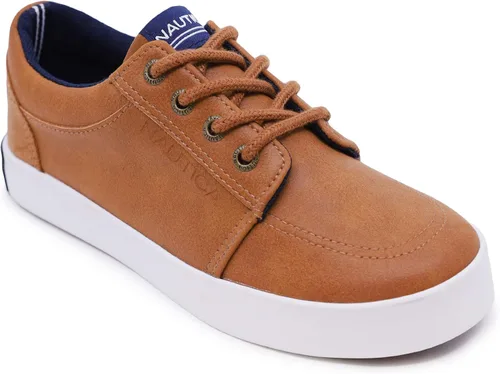Nautica Kids Boys Low-Top Lace-Up Fashion Sneakers Stylish Dress Shoes for Youth - Ideal for Tennis and Walking (Big KidLittle Kid)