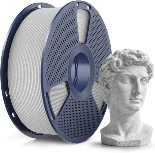 Miniatura 15 de SUNLU Filamento PLA de madera de 0.069 pulgadas, filamento de impresora 3D de fibra de madera real, textura y aroma de madera natural, sin