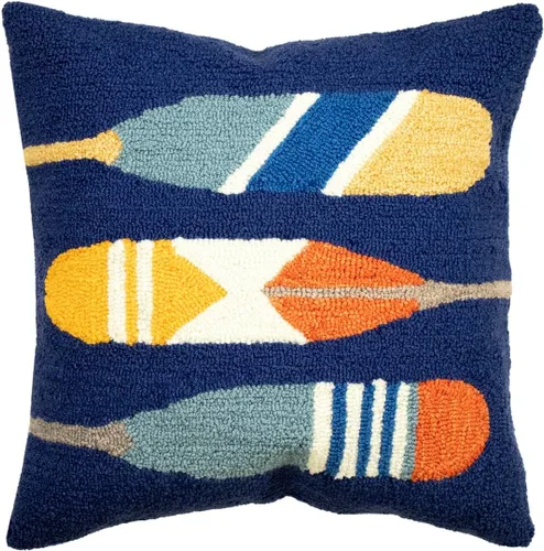 Miniatura 21 de Liora Manne Decorativo, insertos y fundas Ahoy azul marino, cojines de 18 x 18 pulgadas