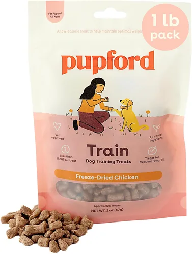 Miniatura 5 de Pupford Golosinas de entrenamiento liofilizadas para perros y cachorros, más de 1800 bocados de ingredientes limitados