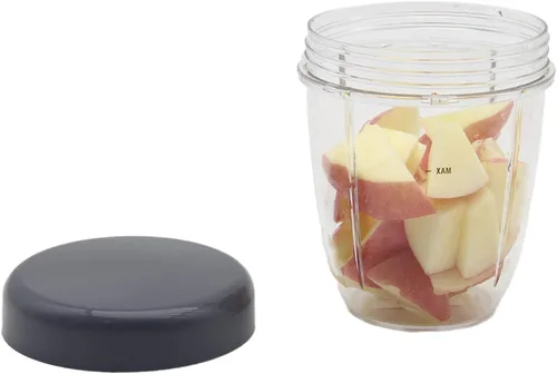 Miniatura 6 de Vasos de repuesto para licuadora y tapas planas, piezas de repuesto compatibles con Nutribullet Cups Blender de 600 W/900 W, vaso de 18 onzas, tapas