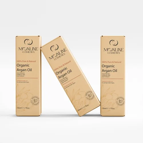 Miniatura 3 de Aceite de argán marroquí orgánico puro para el cabello, la cara y la piel. Promueve el crecimiento del cabello y la piel suave