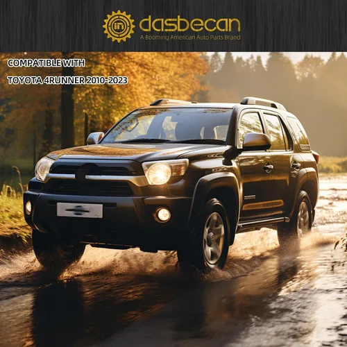 Miniatura 5 de Dasbecan - Visera solar delantera para el lado izquierdo del conductor con luz de cortesía compatible con Toyota 4Runner 2010-2023, reemplaza # Beige