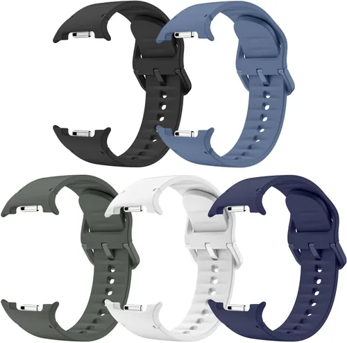 Miniatura 18 de Correa deportiva para Samsung Galaxy Watch 8 Band 1.575 in 1.732 in/Galaxy Watch 8 Classic 1.811 in, correa de repuesto de silicona suave
